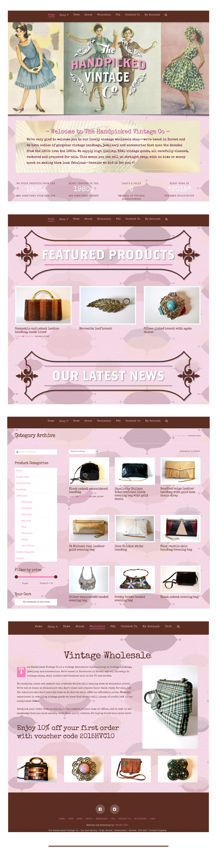 Theory Unit Website Design in Sherborne near Wincanton